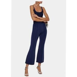 Nwtg Herve Leger Cropped Flare-Leg Jumpsuit Size M